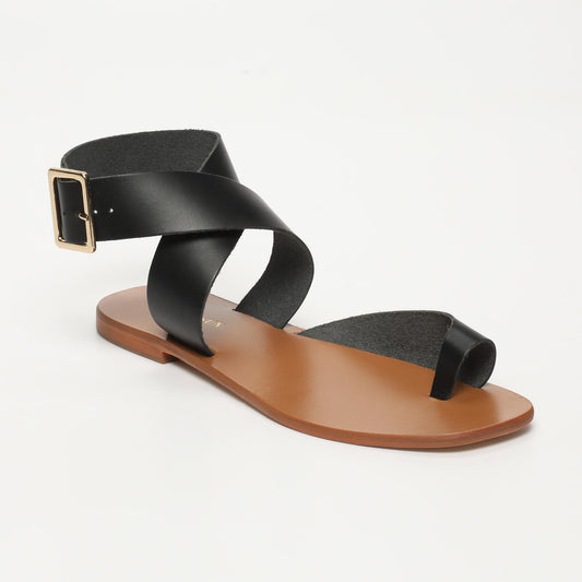 ELENA sandales en cuir black