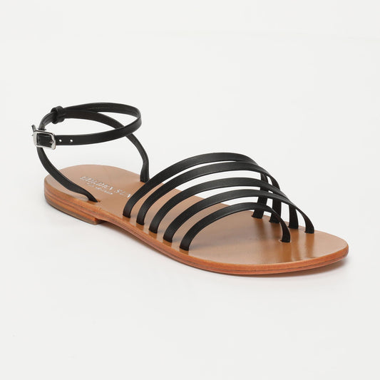 EVERLY sandales en cuir black