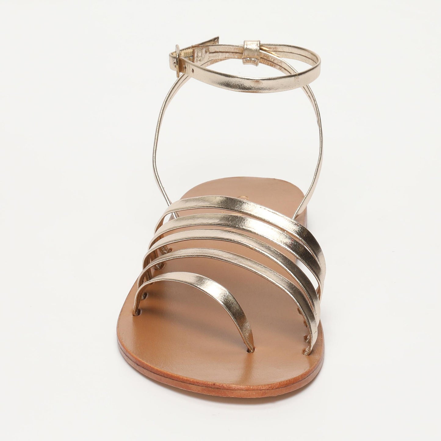 EVERLY sandales en cuir gold