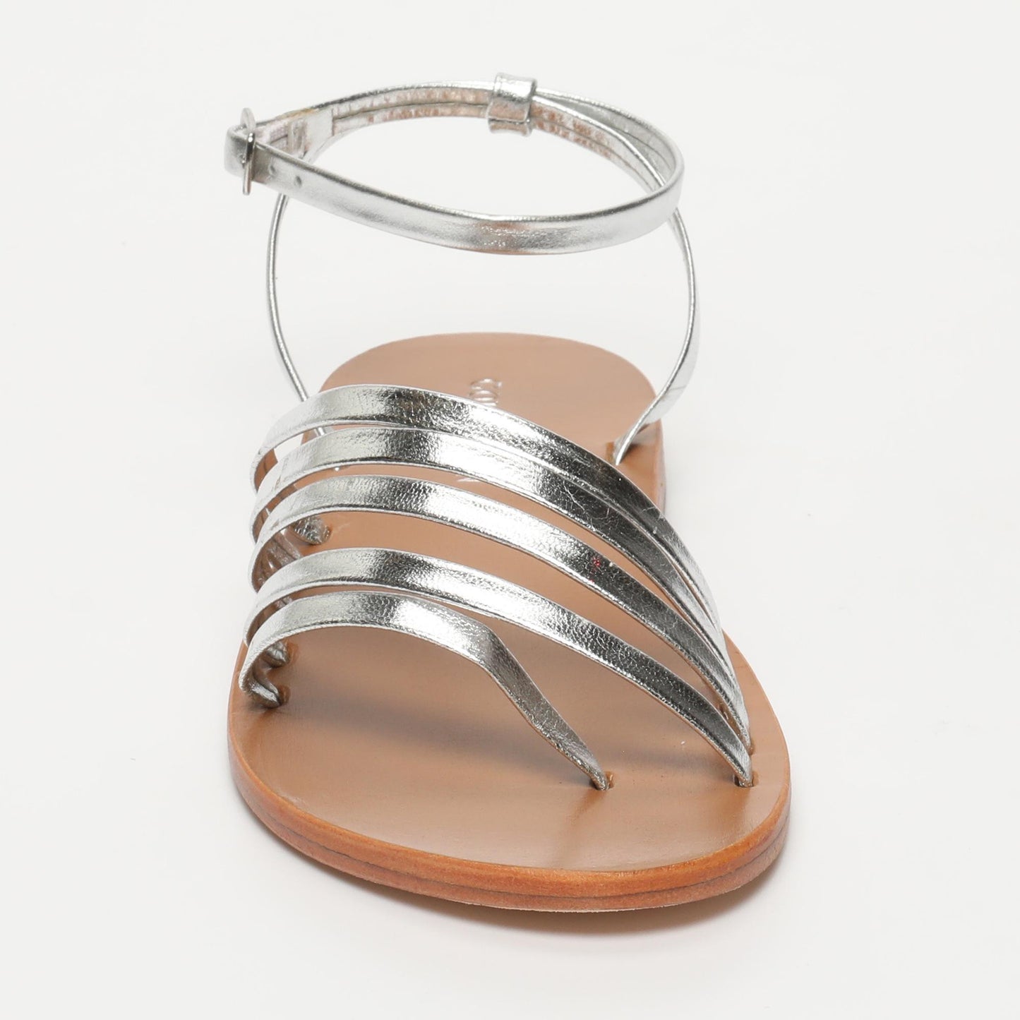 EVERLY sandales en cuir silver