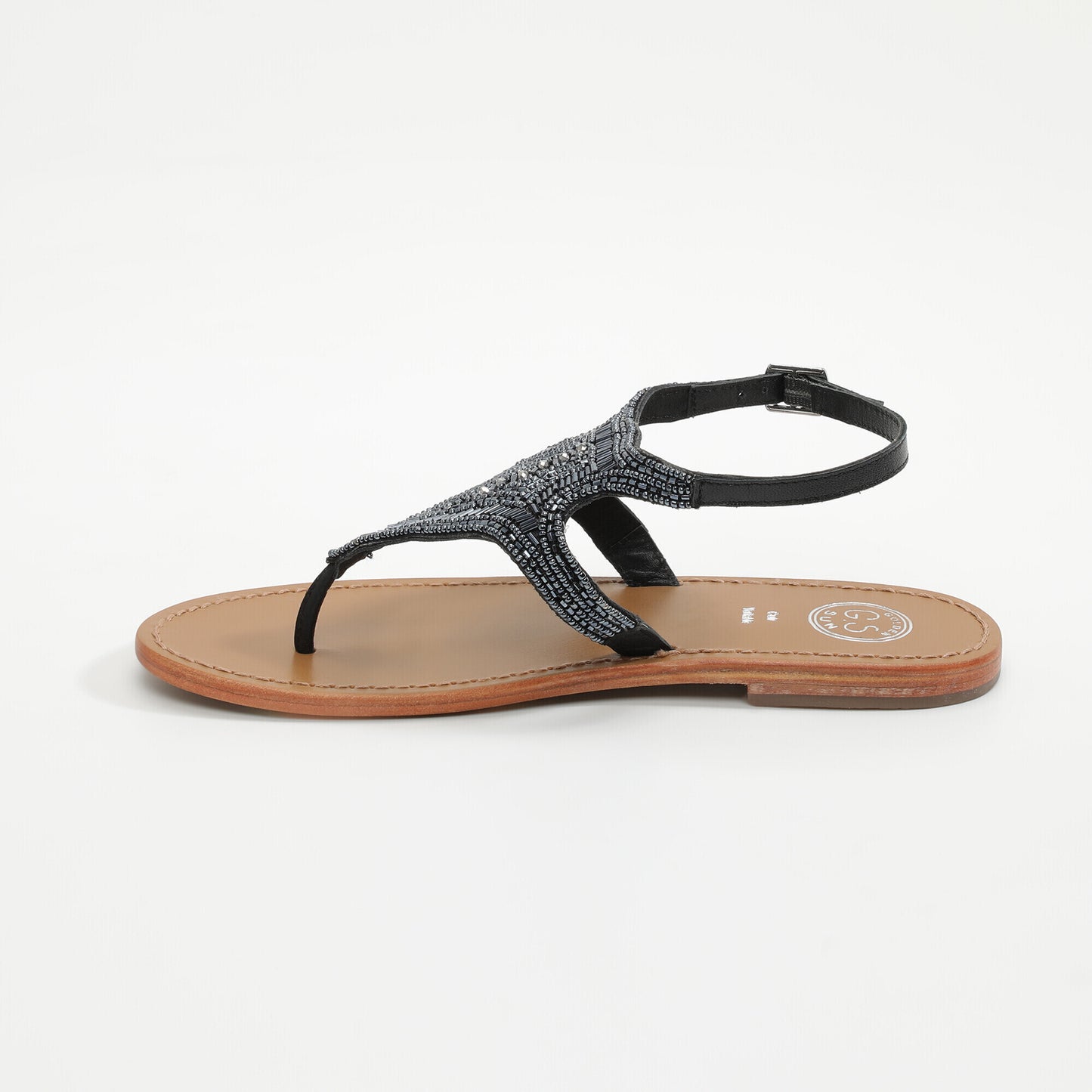 BISCAYNE sandales en cuir black