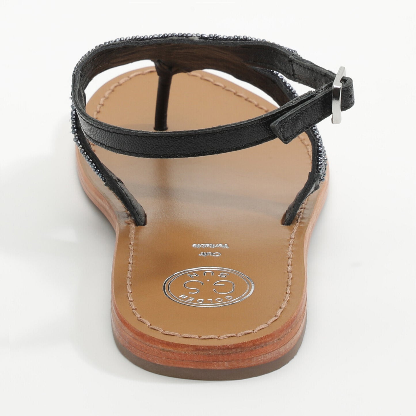 BISCAYNE sandales en cuir black