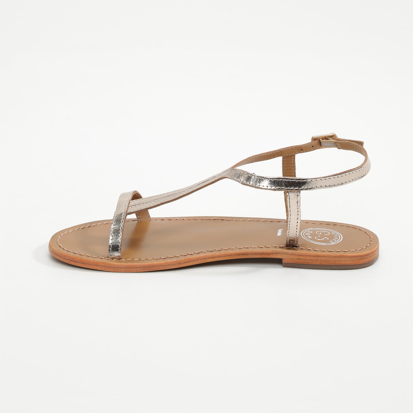 KIRBY sandales en cuir gold