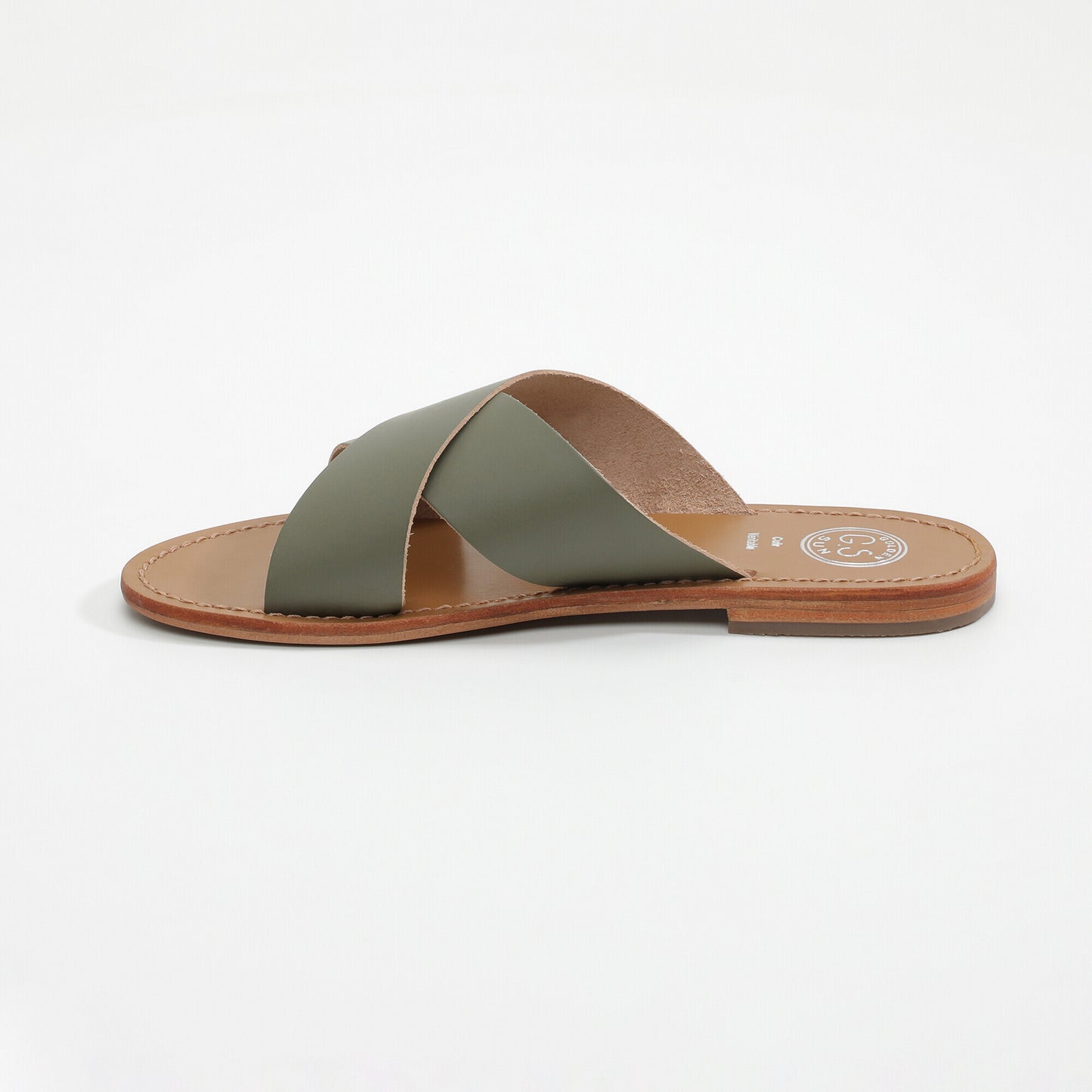 PRIMAVISTA sandales en cuir khaki