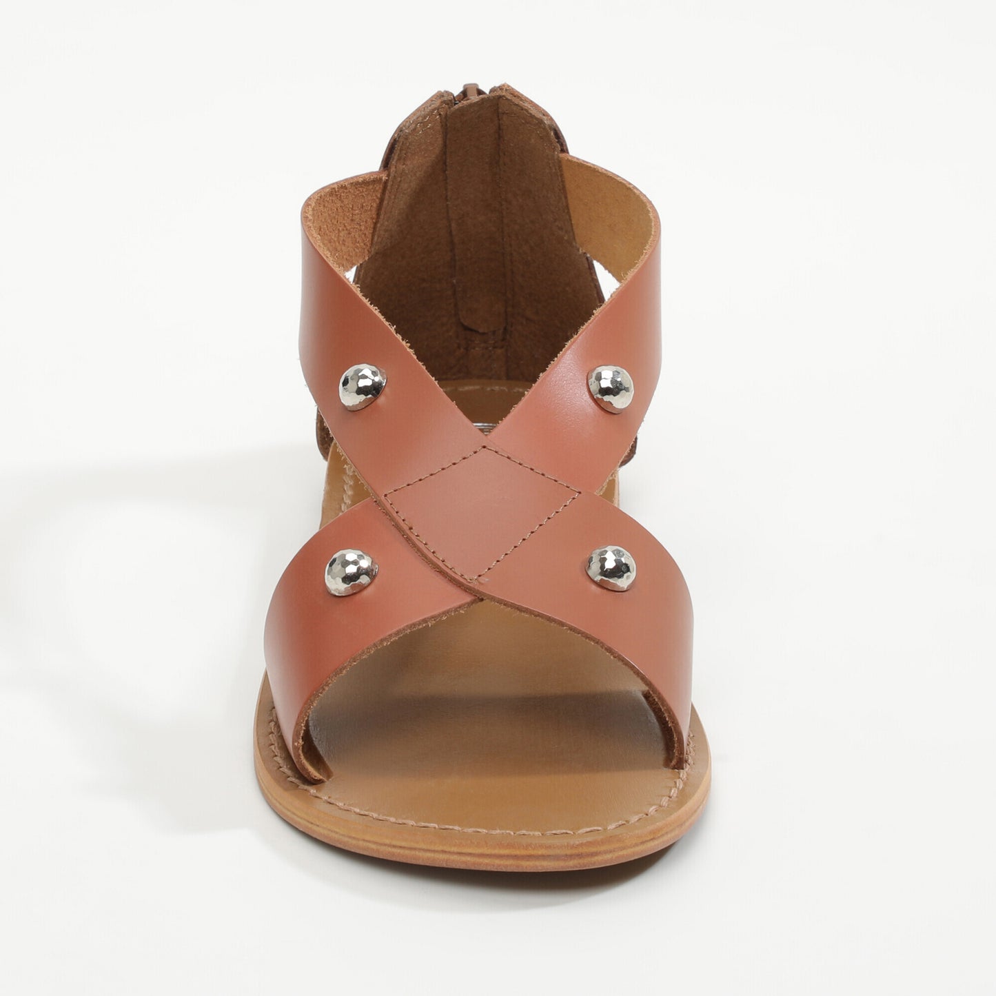 SEACREST sandales en cuir camel