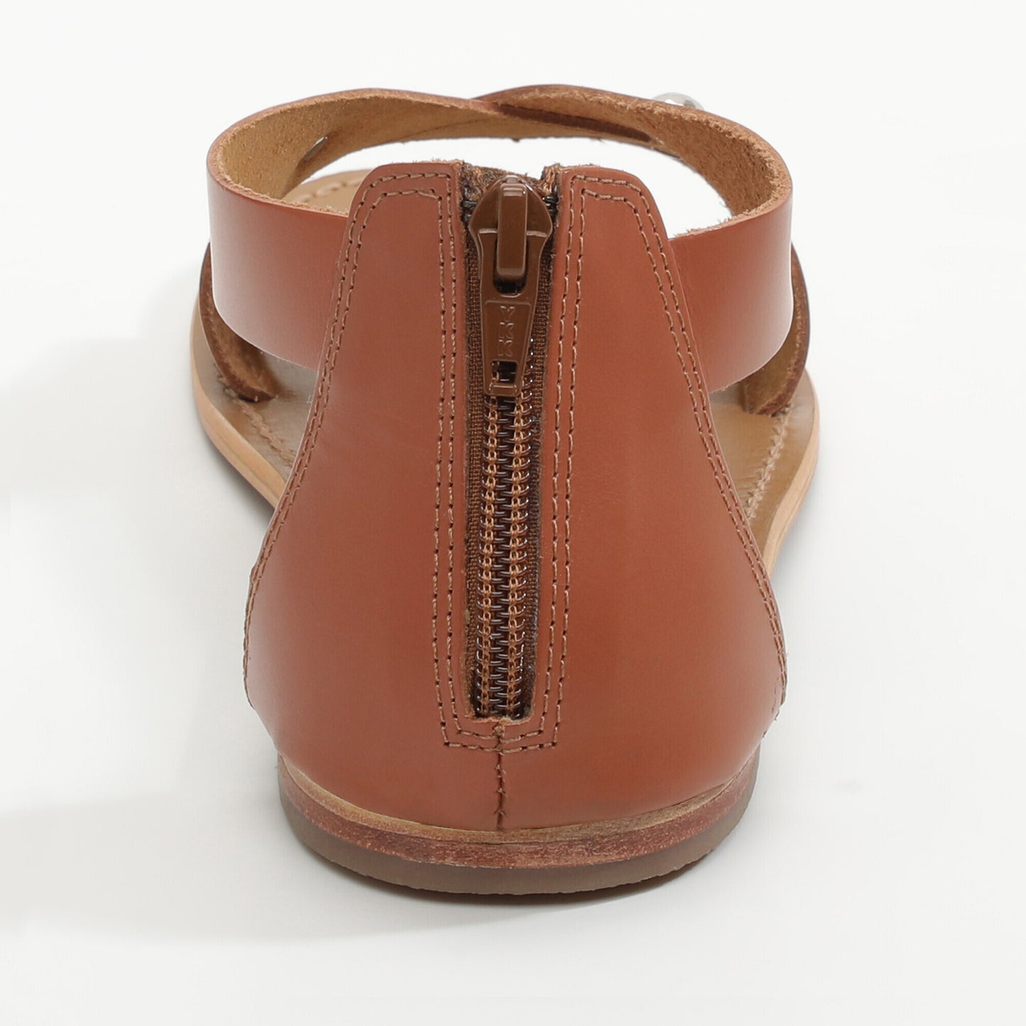 SEACREST sandales en cuir camel