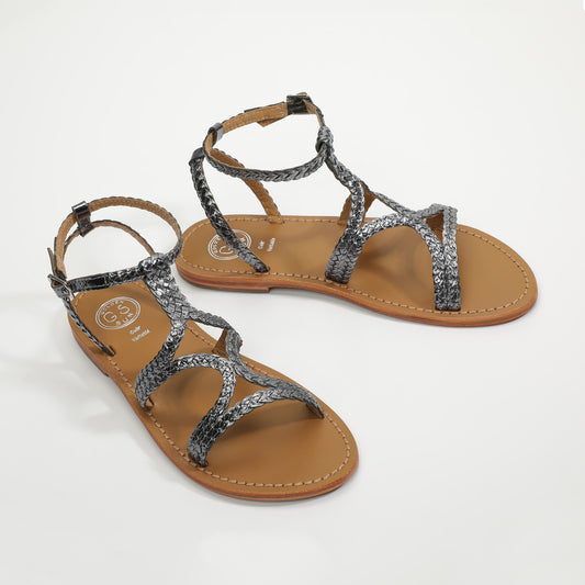 SORRENTO sandales en cuir black