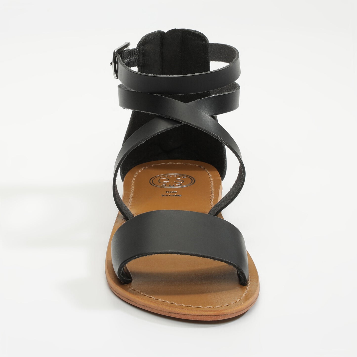 GALAXY sandales en cuir black