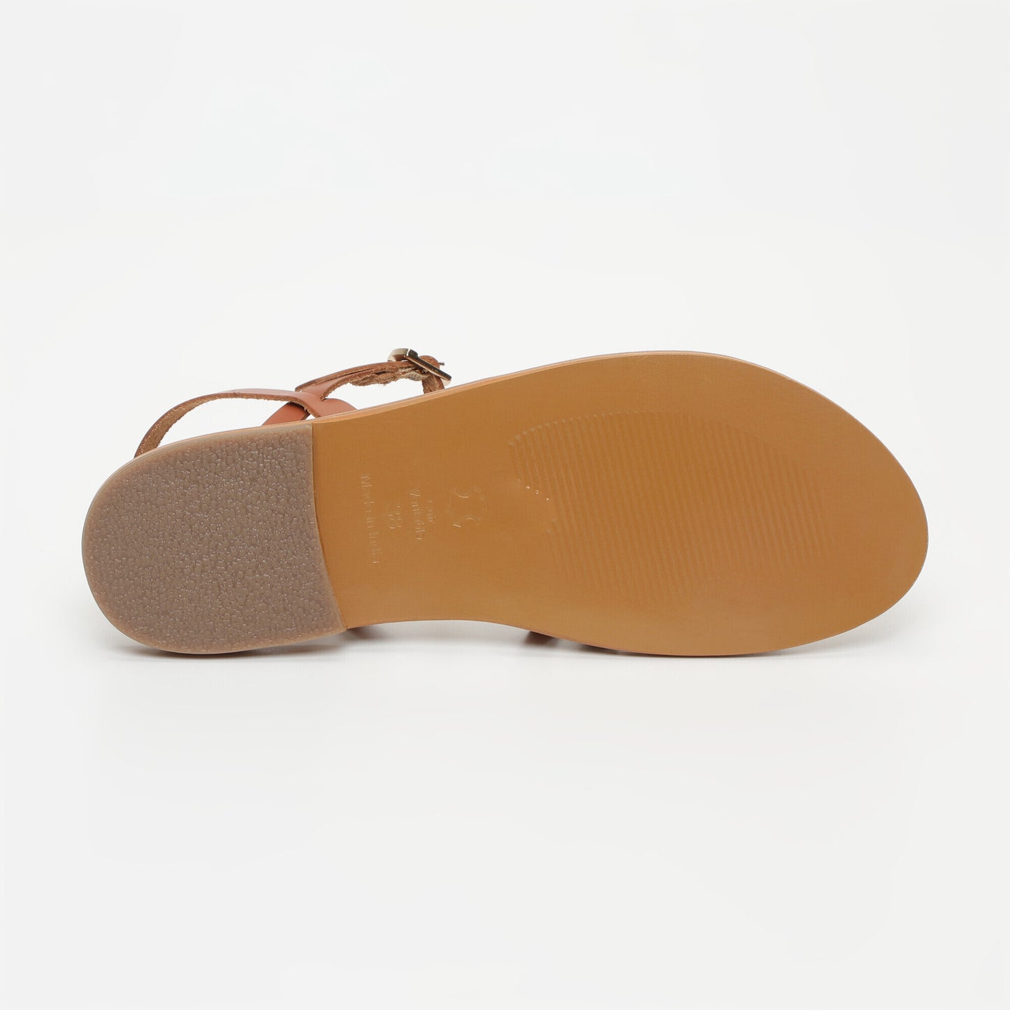 PHOTINIA sandales en cuir camel