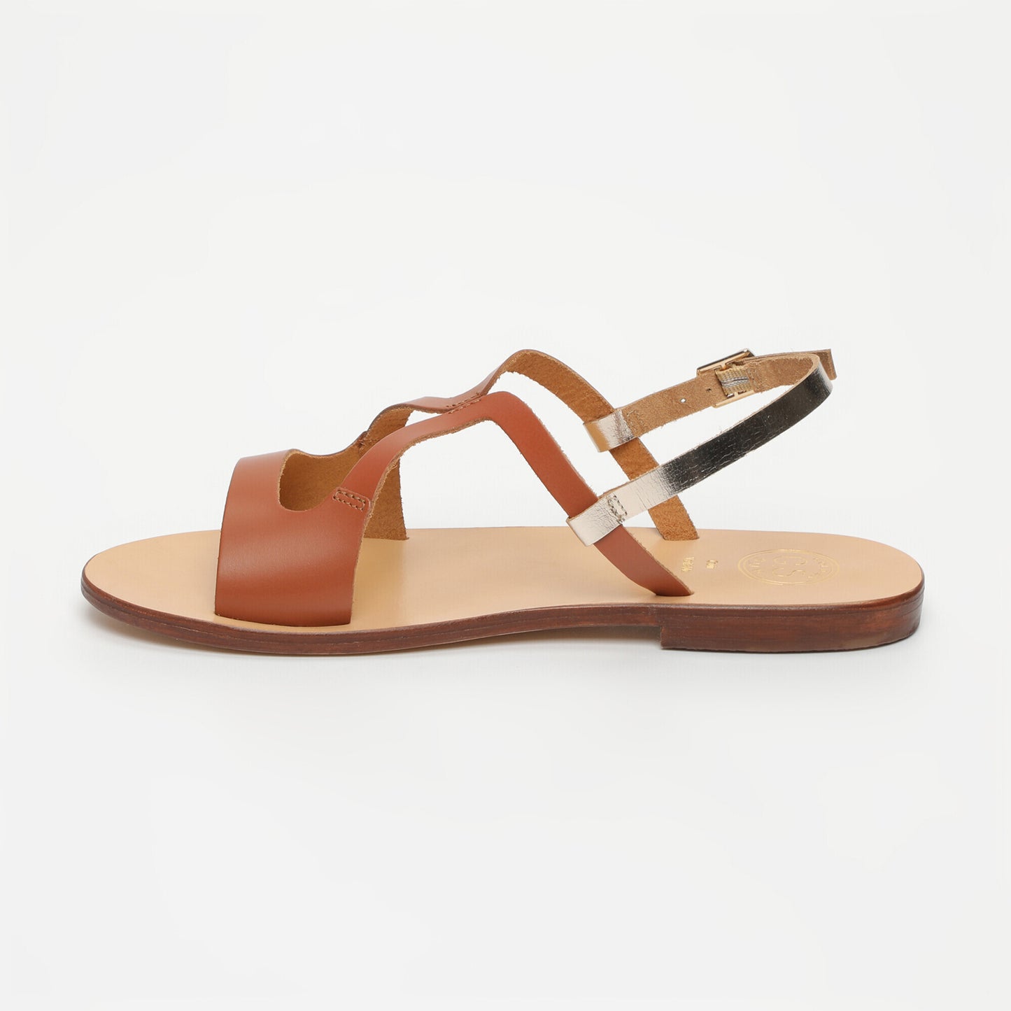 BIGNONIA sandales en cuir camel