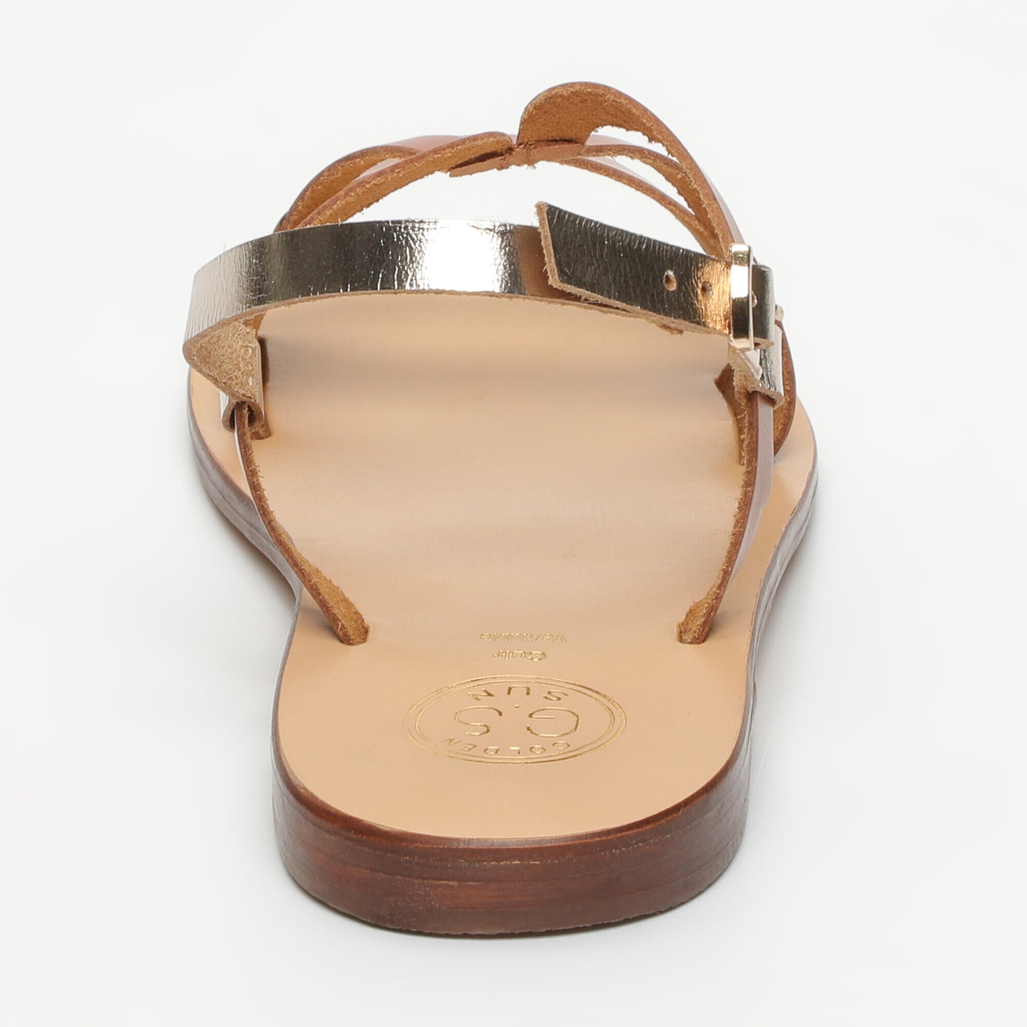 BIGNONIA sandales en cuir camel