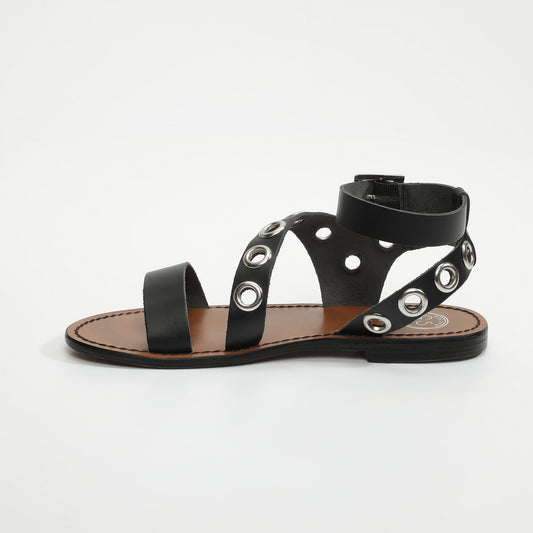 SASSA sandales en cuir black
