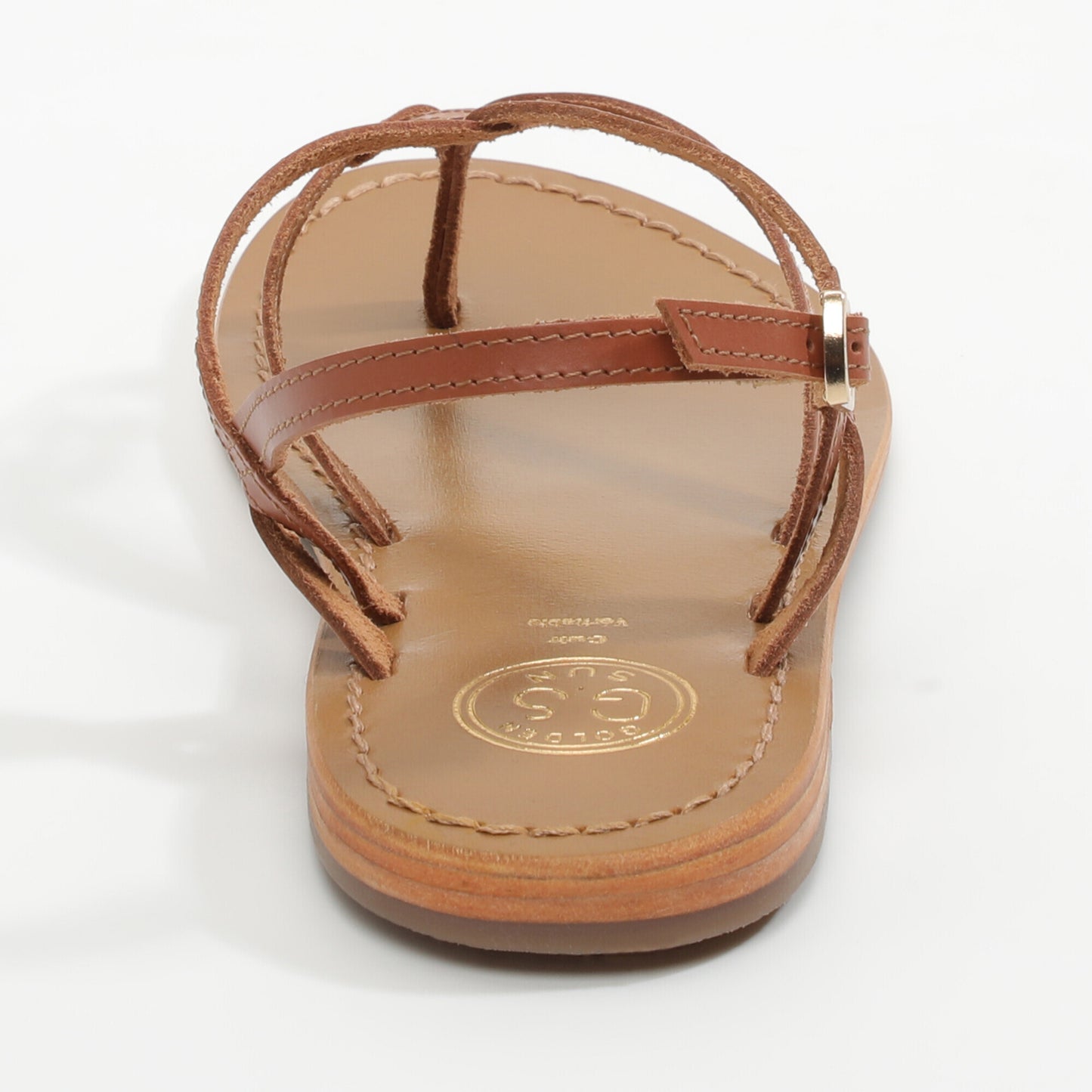 SYRINGA sandales en cuir tan