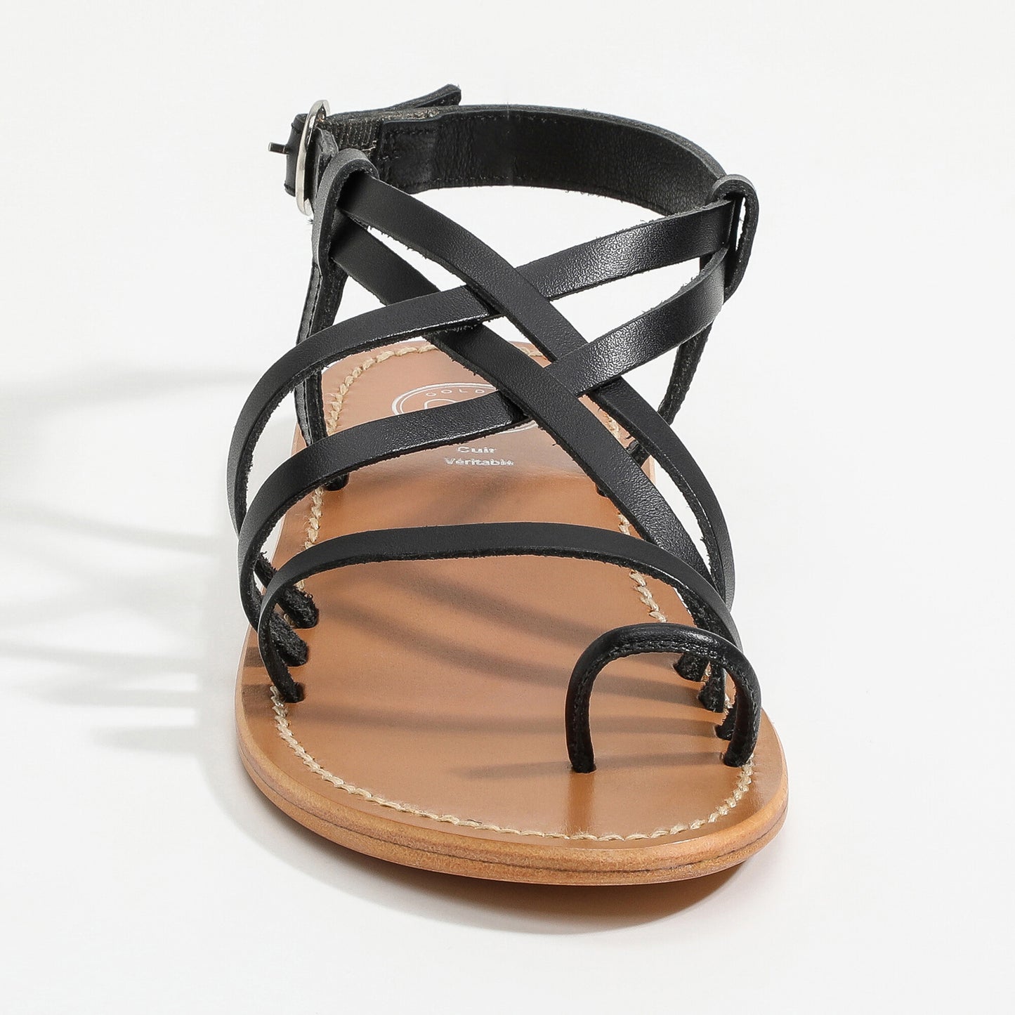 IANTHINA sandales en cuir black