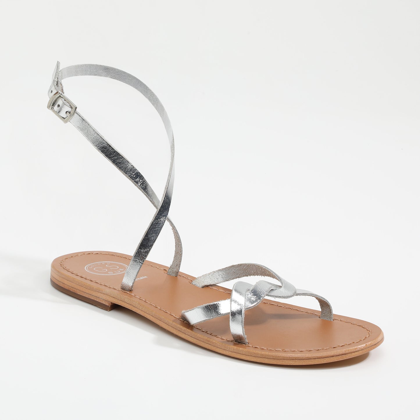 KOSUM sandales en cuir silver