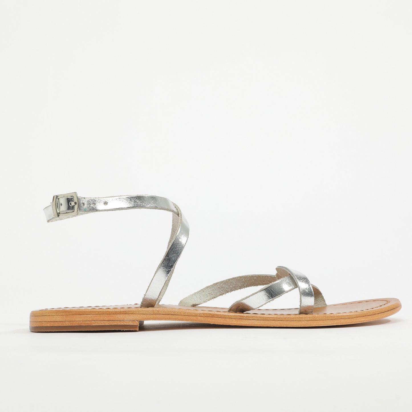 KOSUM sandales en cuir silver