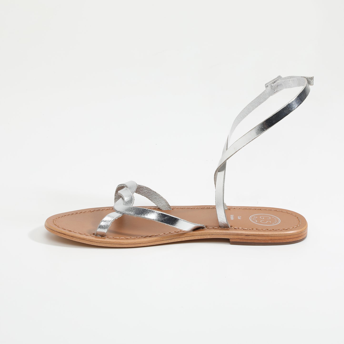 KOSUM sandales en cuir silver