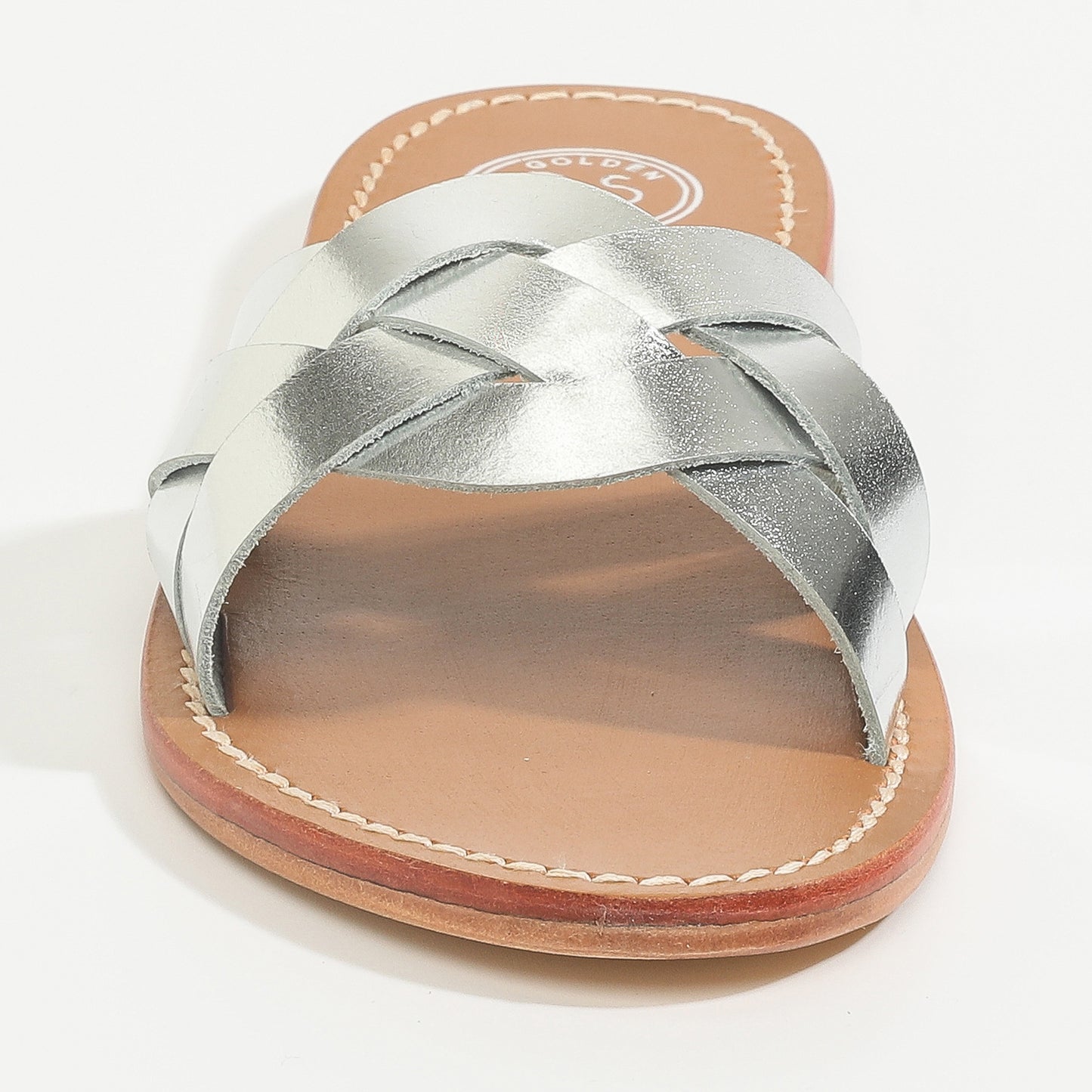 TADAO sandales en cuir silver