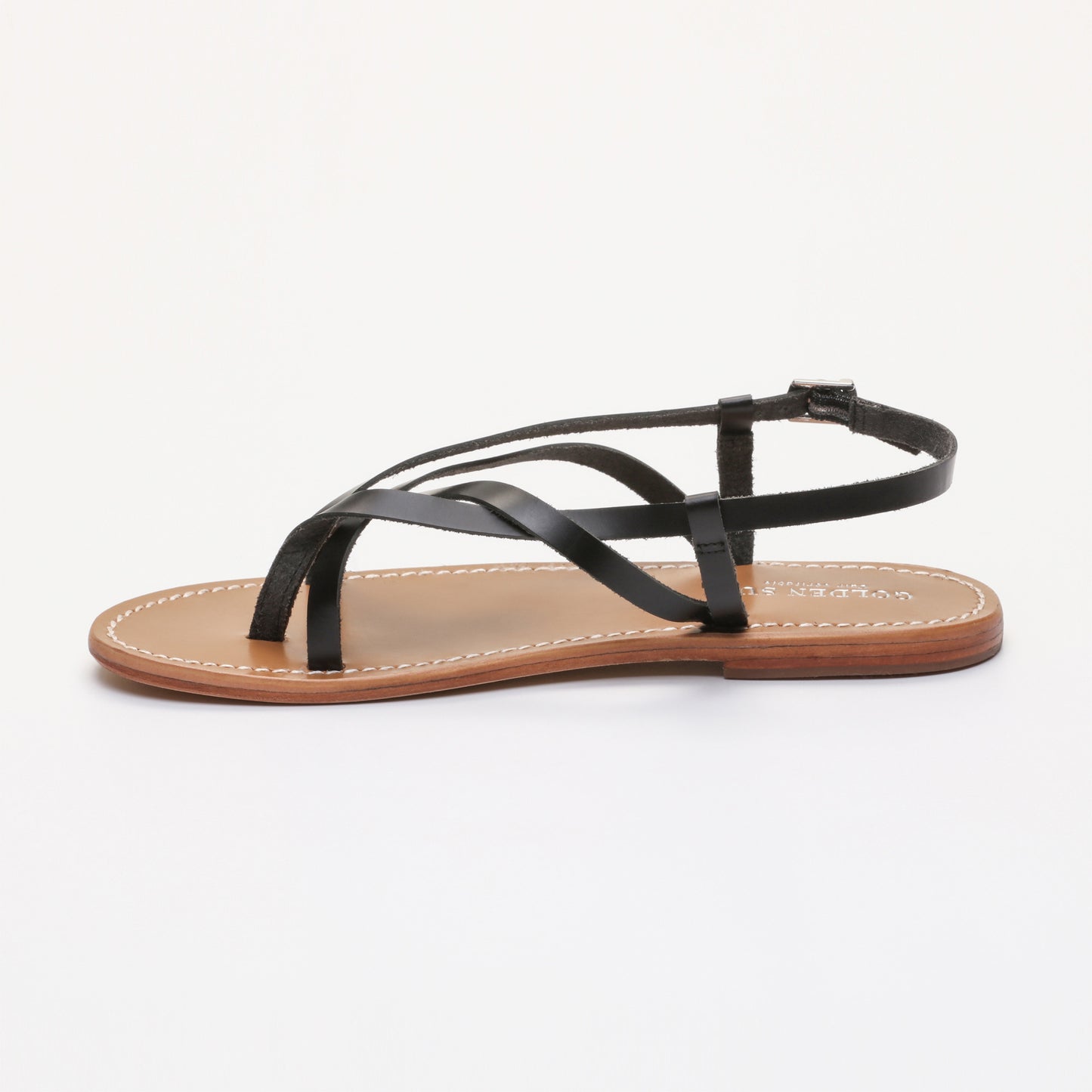 EMERALD sandales en cuir black