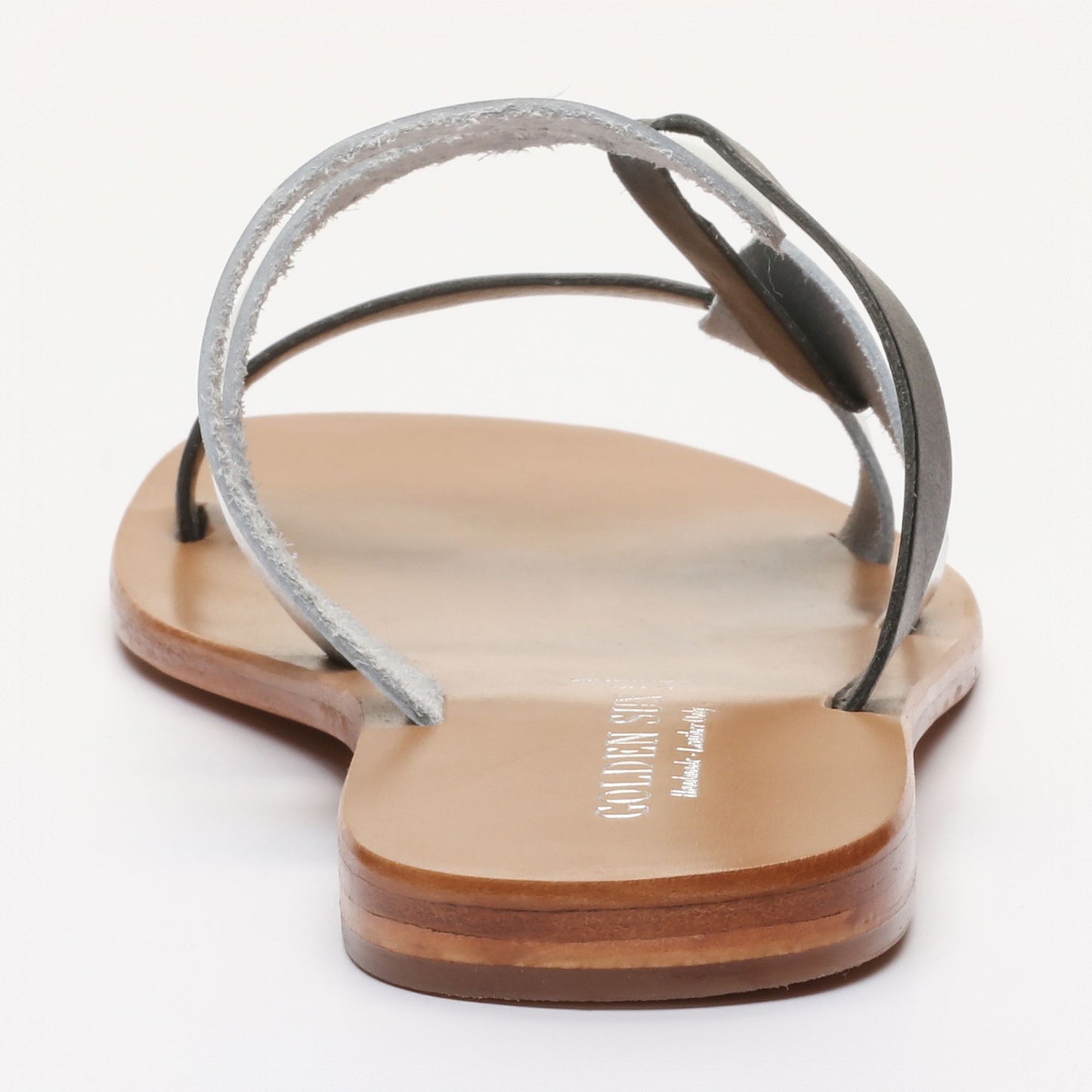 WAKANDA sandales en cuir black + silver