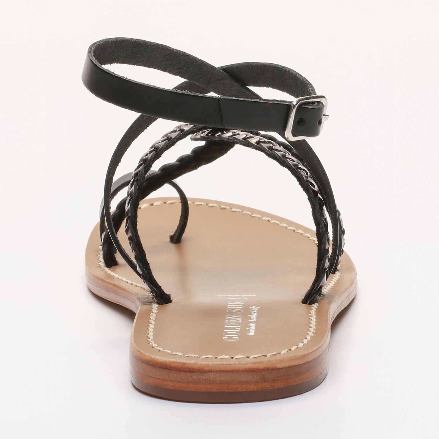 WIHAKAYDA sandales en cuir black  + pewter
