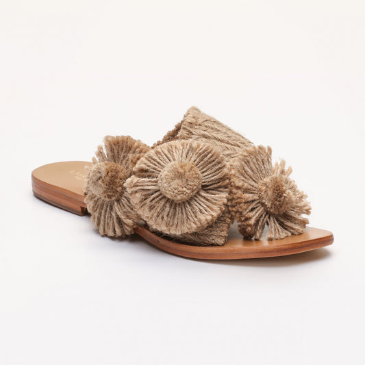 HOANI sandales en cuir beige