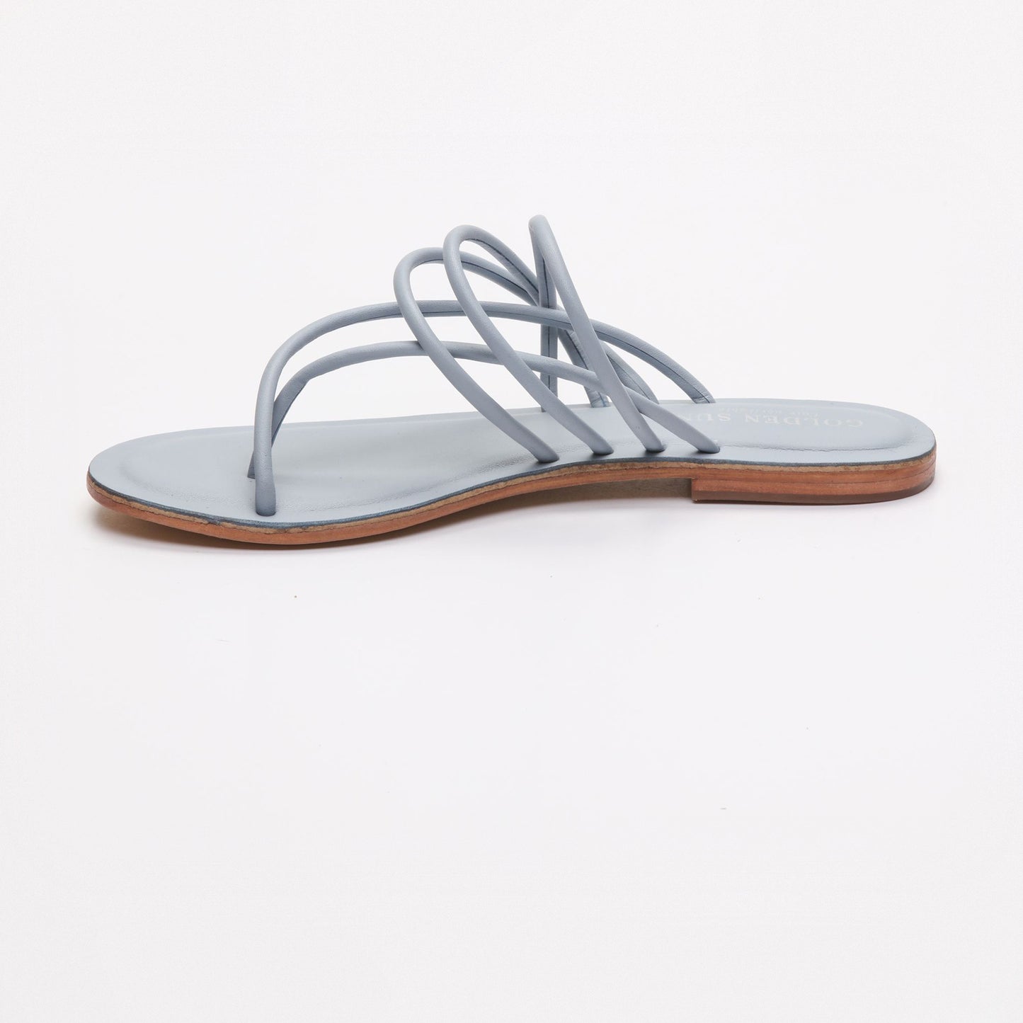MOANA sandales en cuir lt blue
