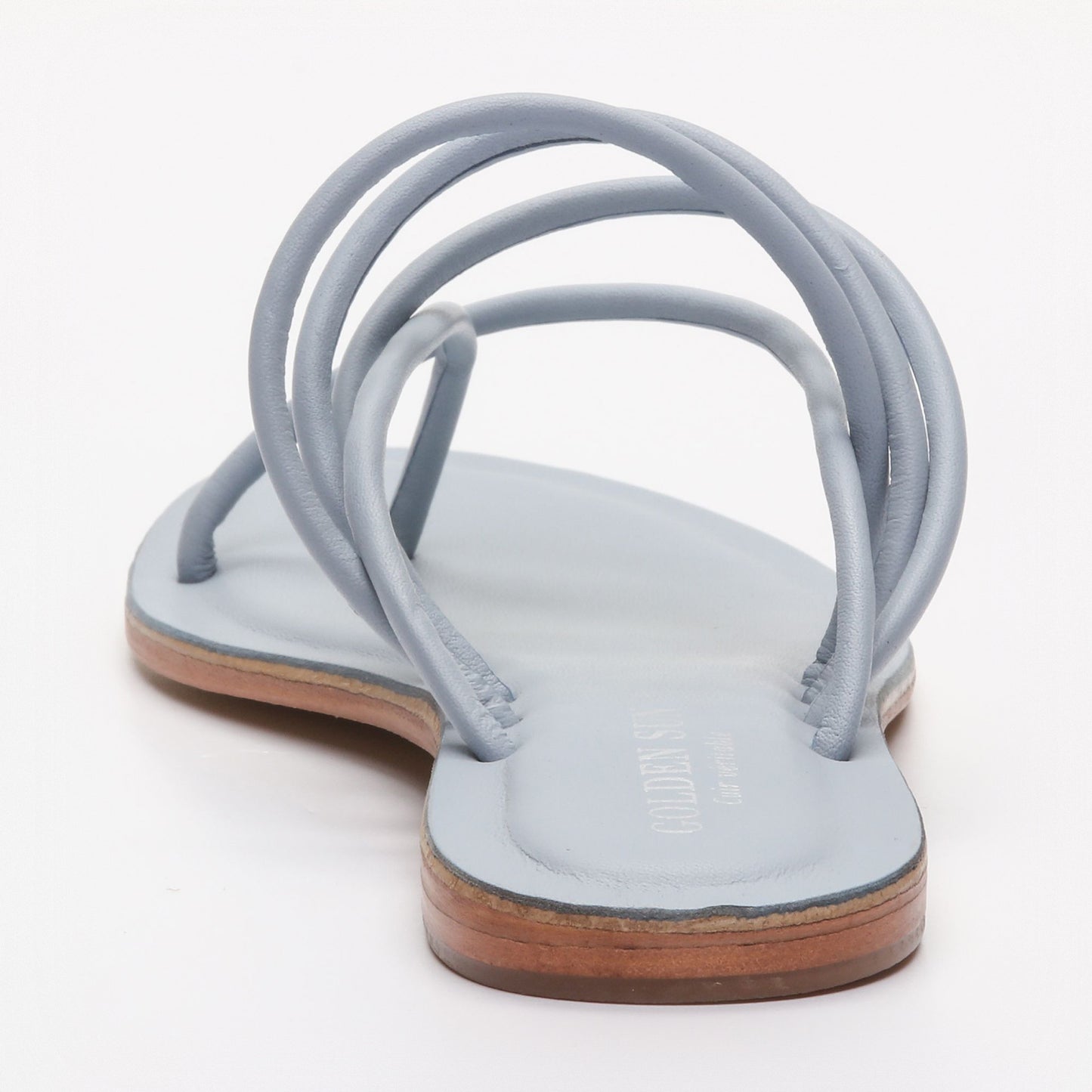 MOANA sandales en cuir lt blue
