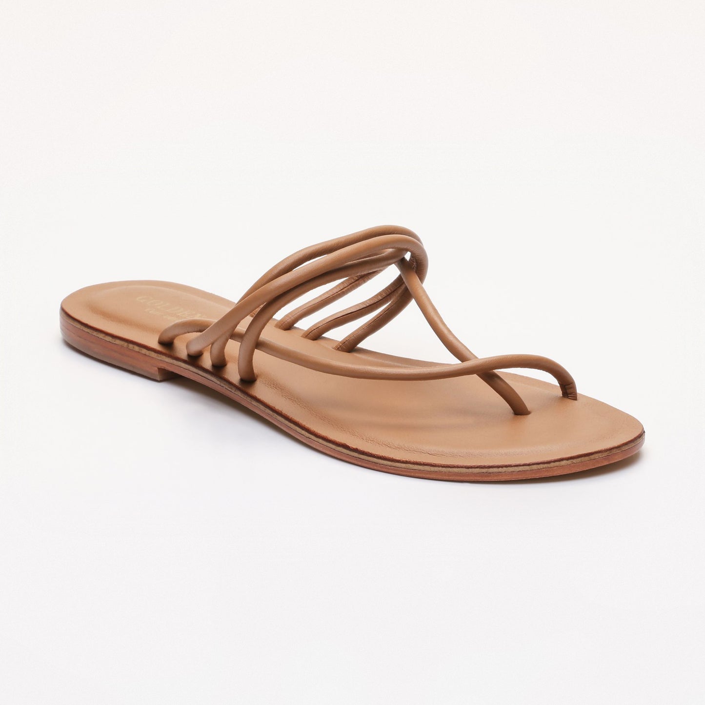 MOANA sandales en cuir lt tan