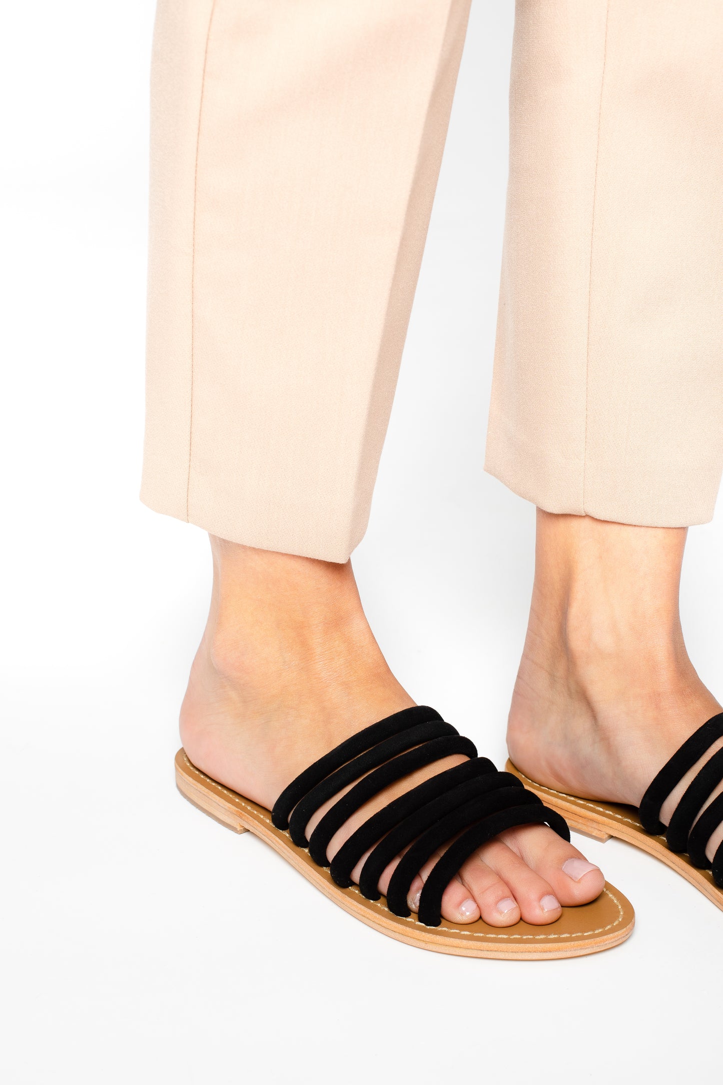 LIV sandales en cuir black
