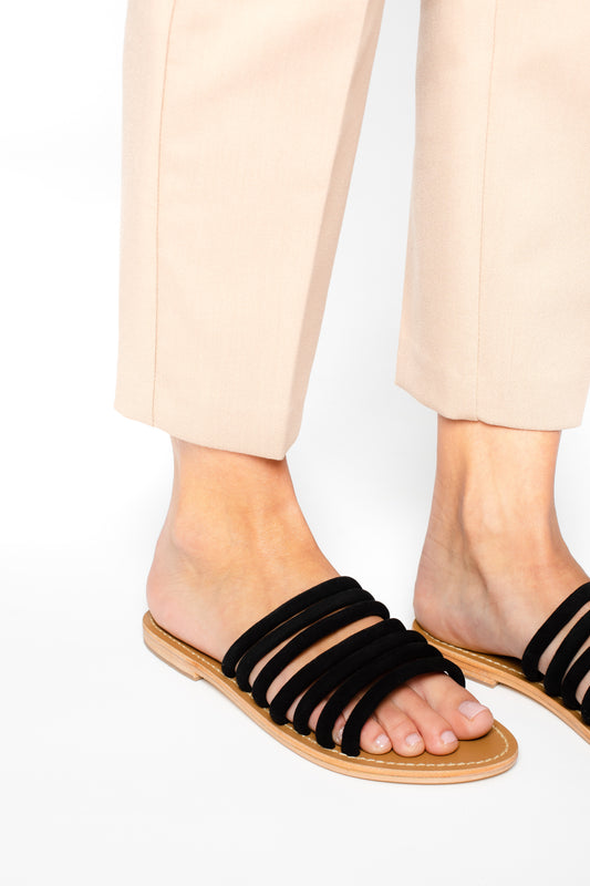 LIV sandales en cuir black