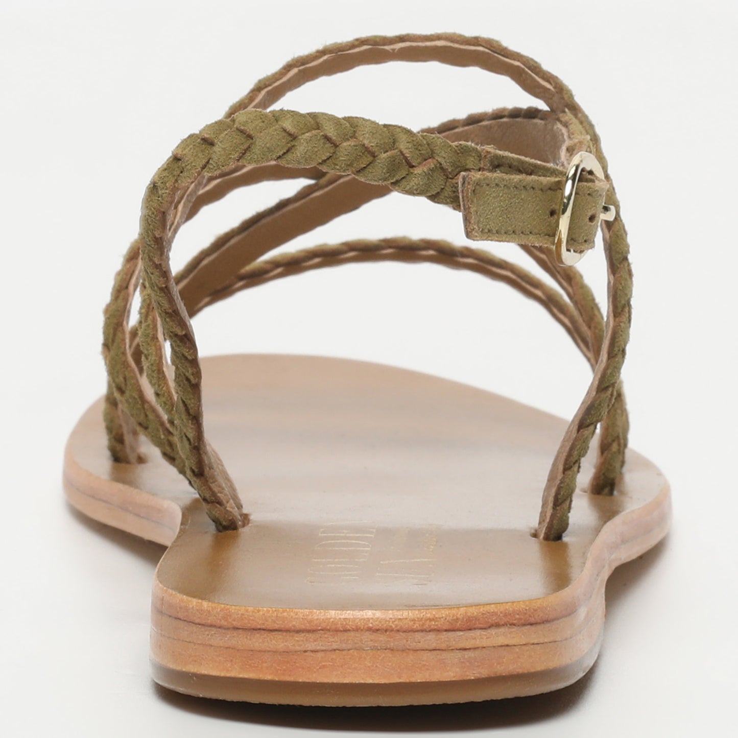 DELBAR sandales en cuir olive