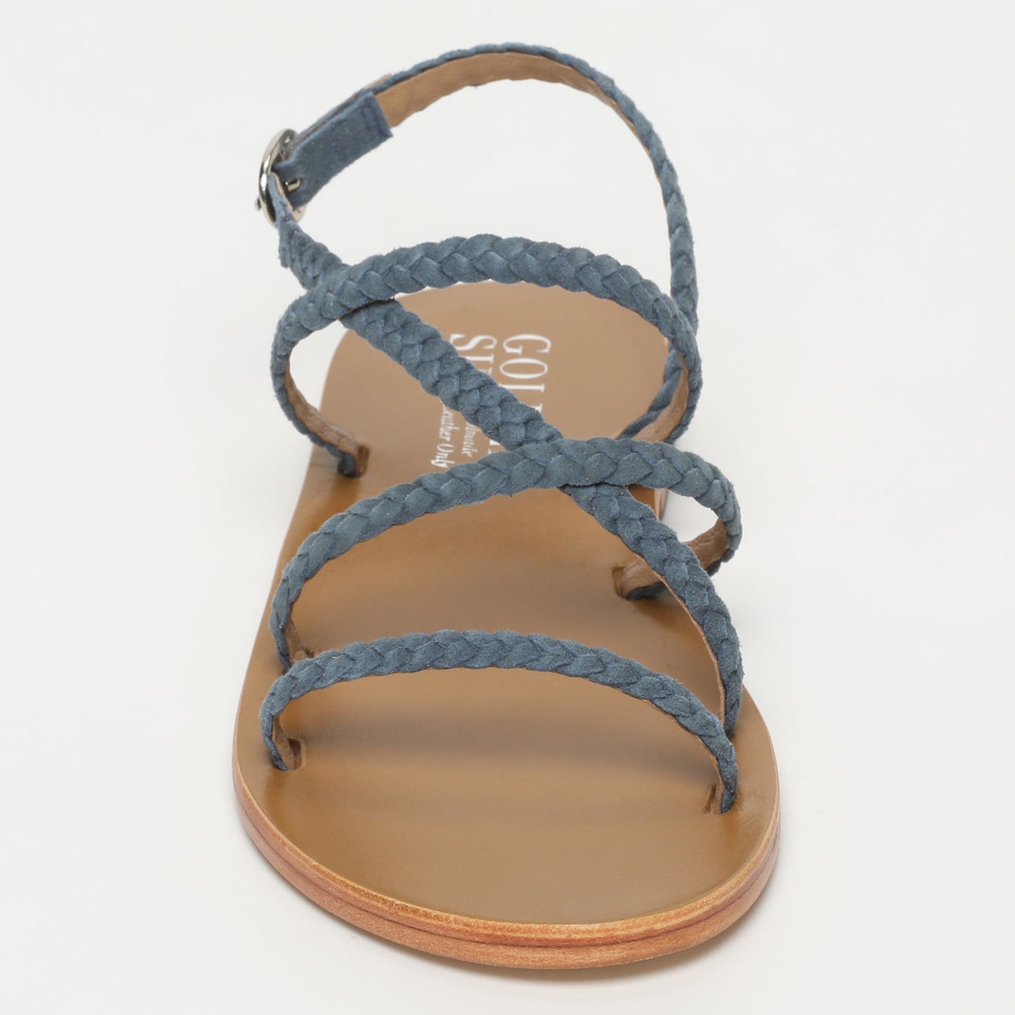 DELBAR sandales en cuir navy