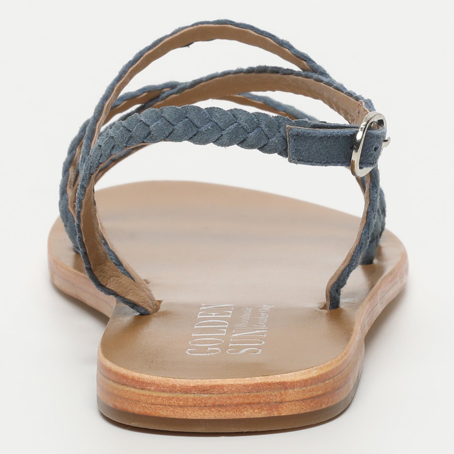 DELBAR sandales en cuir navy