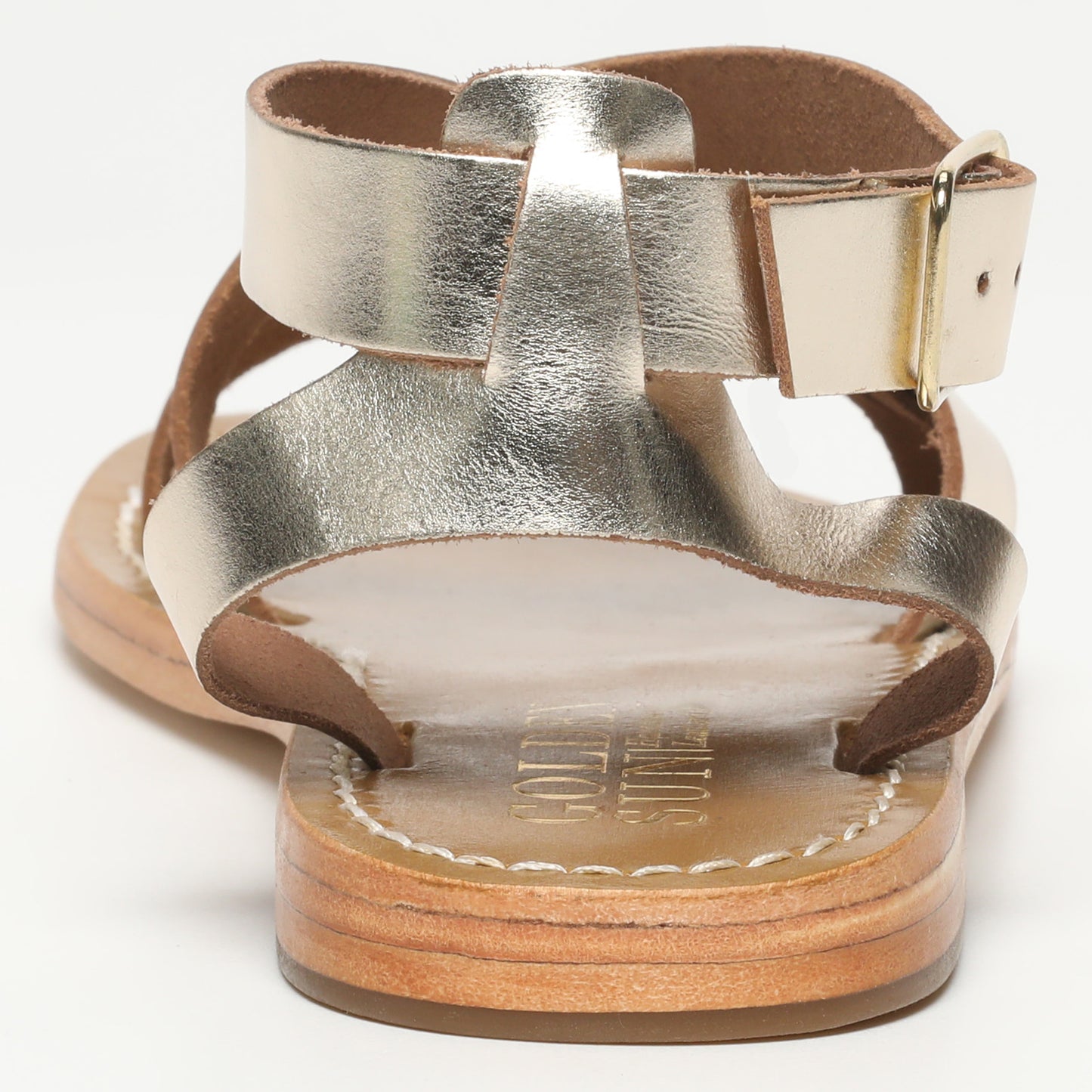 SLATINA sandales en cuir gold