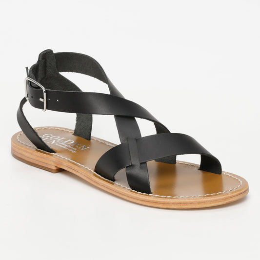SLATINA sandales en cuir black