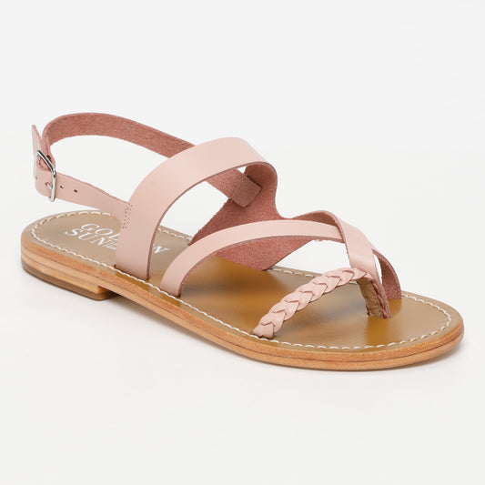 SMILA sandales en cuir pink