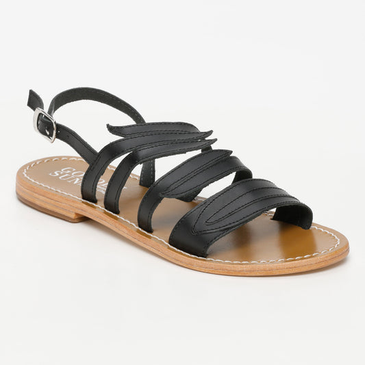 ANAPA sandales en cuir black