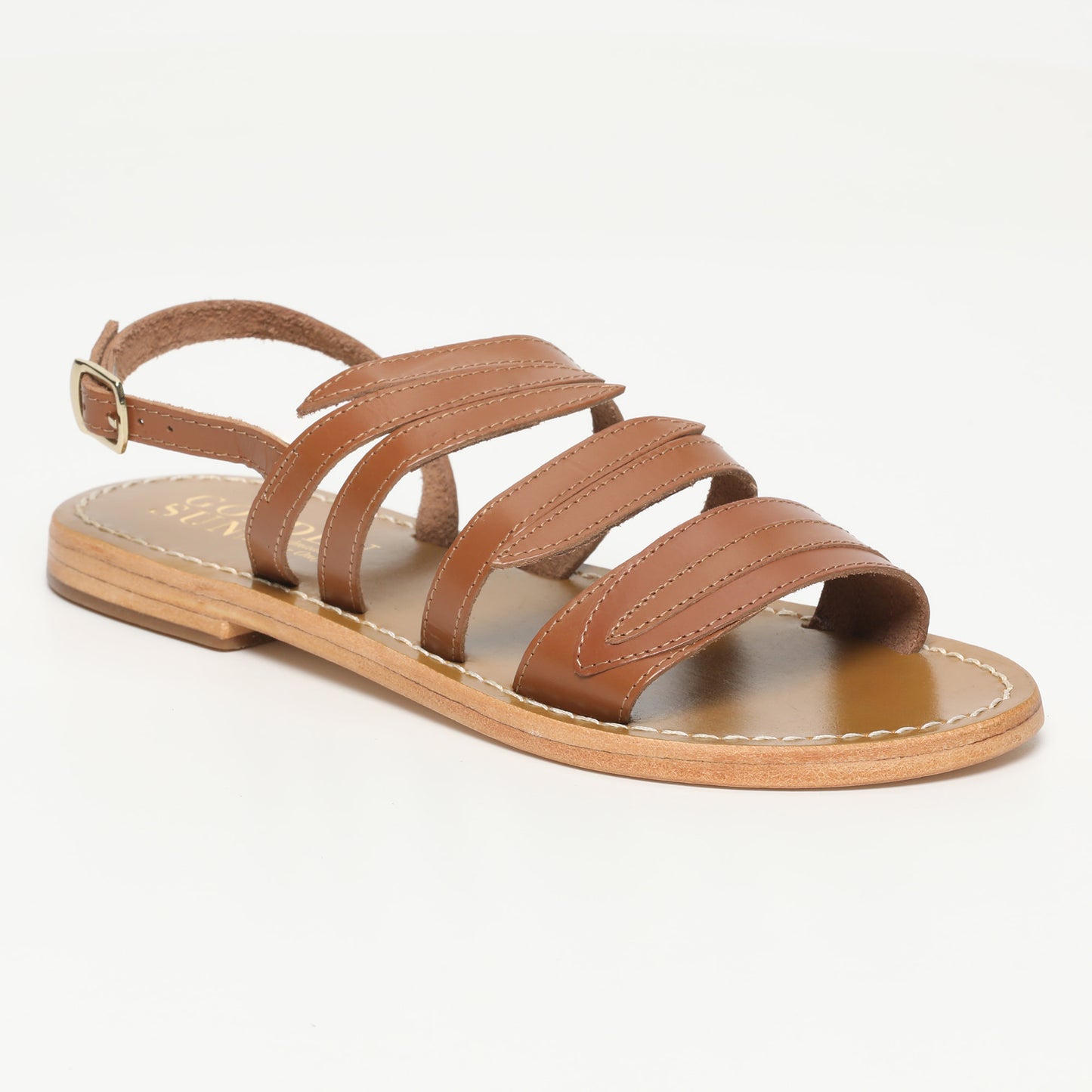 ANAPA sandales en cuir camel