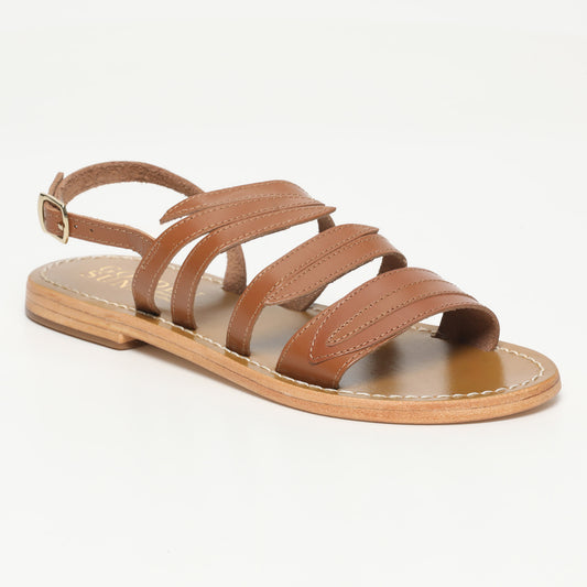 ANAPA sandales en cuir camel