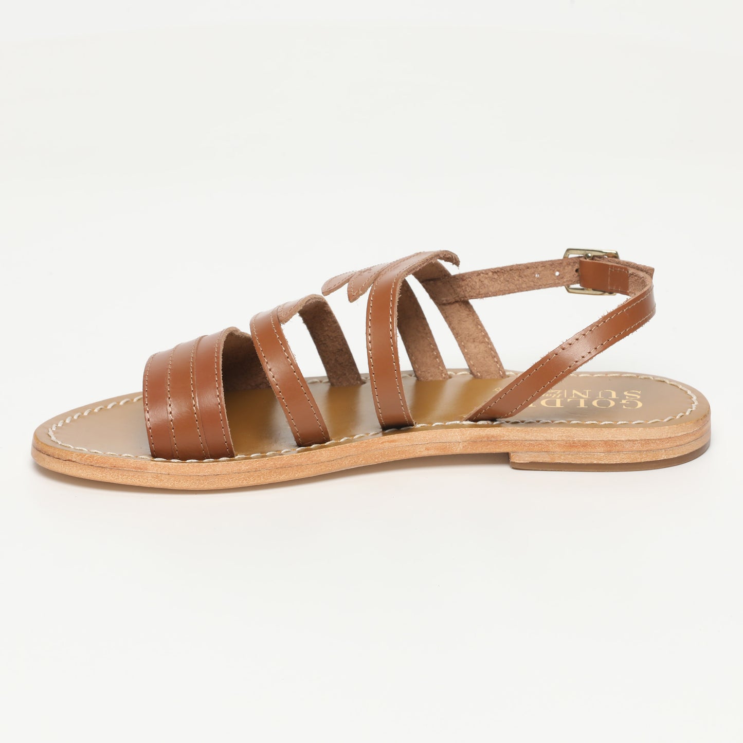 ANAPA sandales en cuir camel