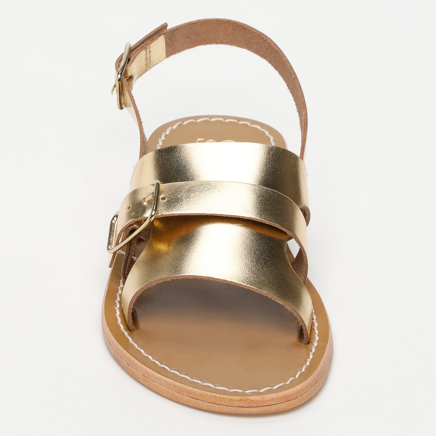 VAKULOVE sandales en cuir dark gold