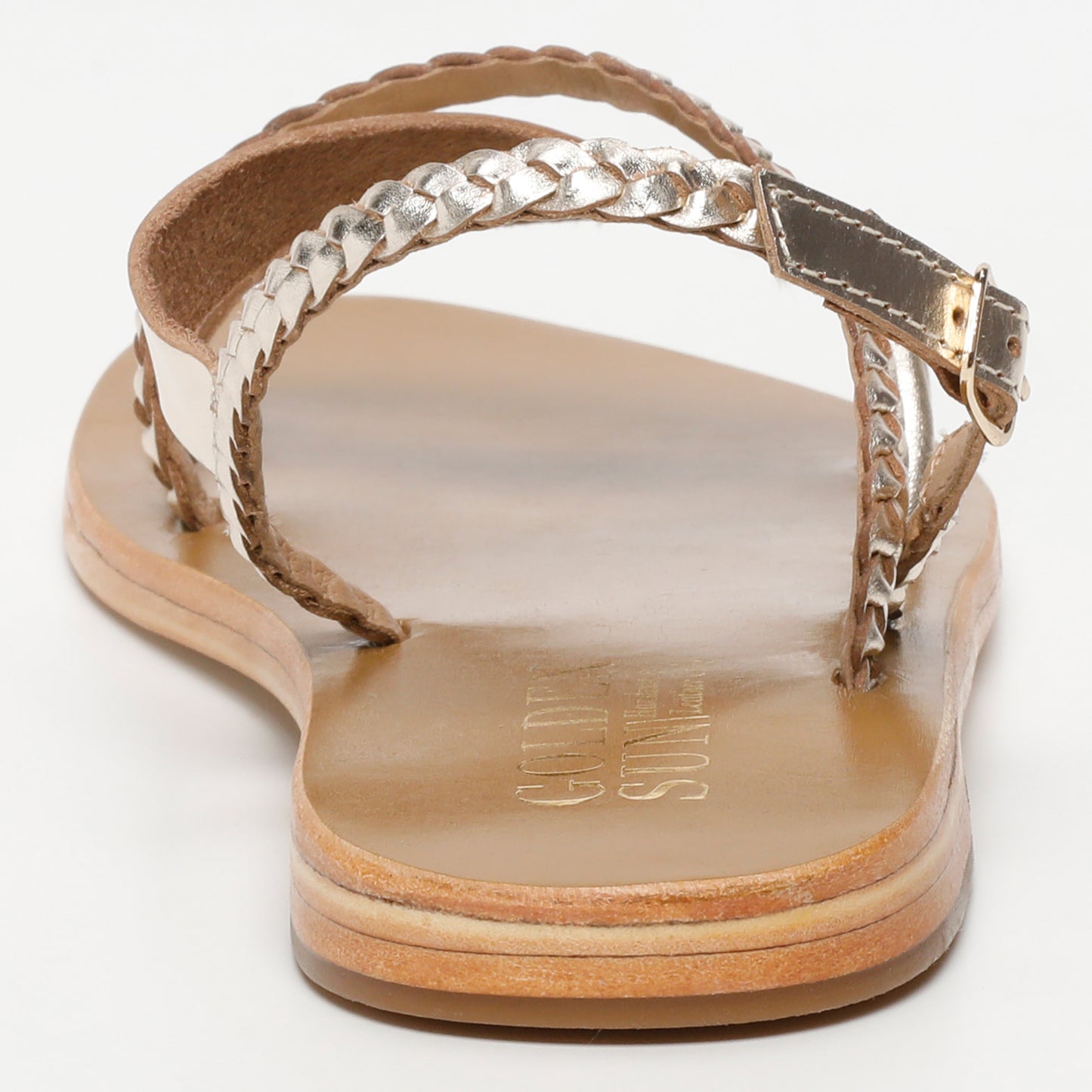 JELENA sandales en cuir gold