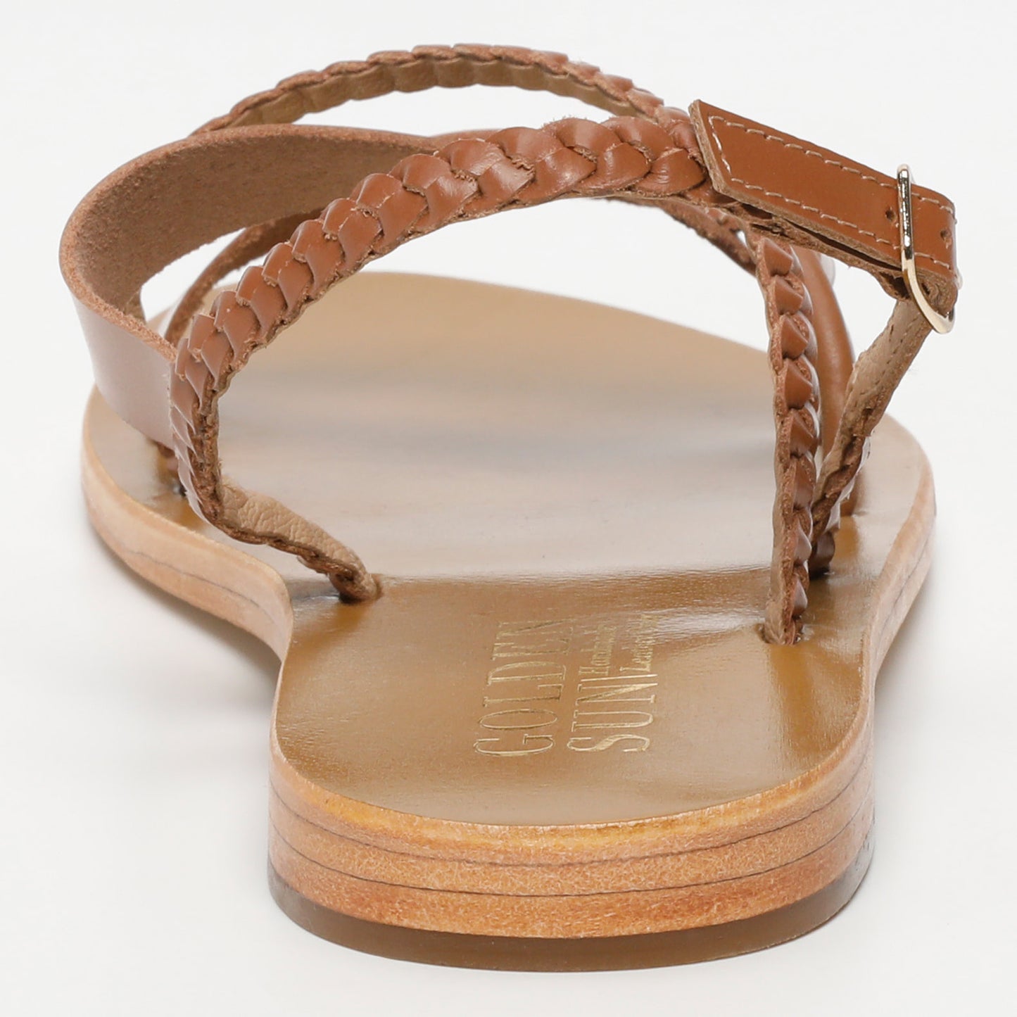JELENA sandales en cuir camel