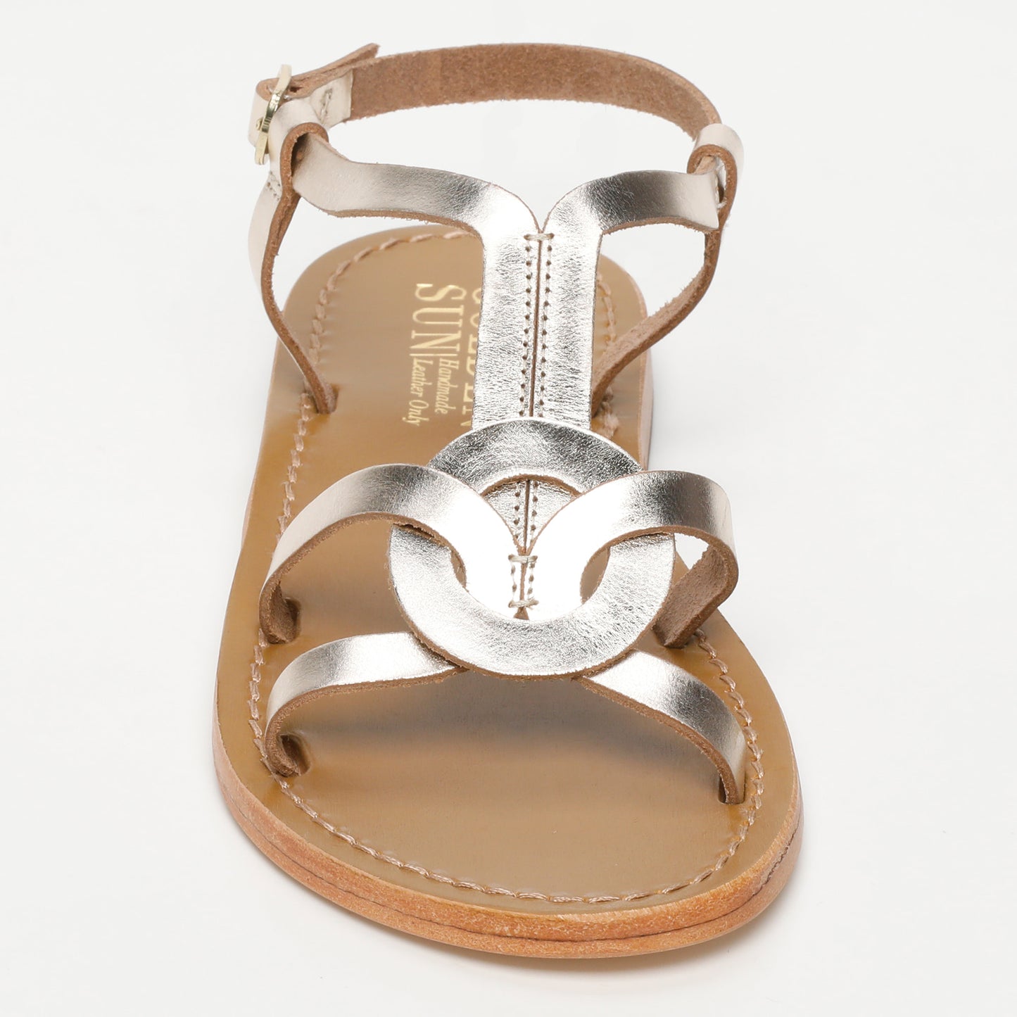 PISKY sandales en cuir gold