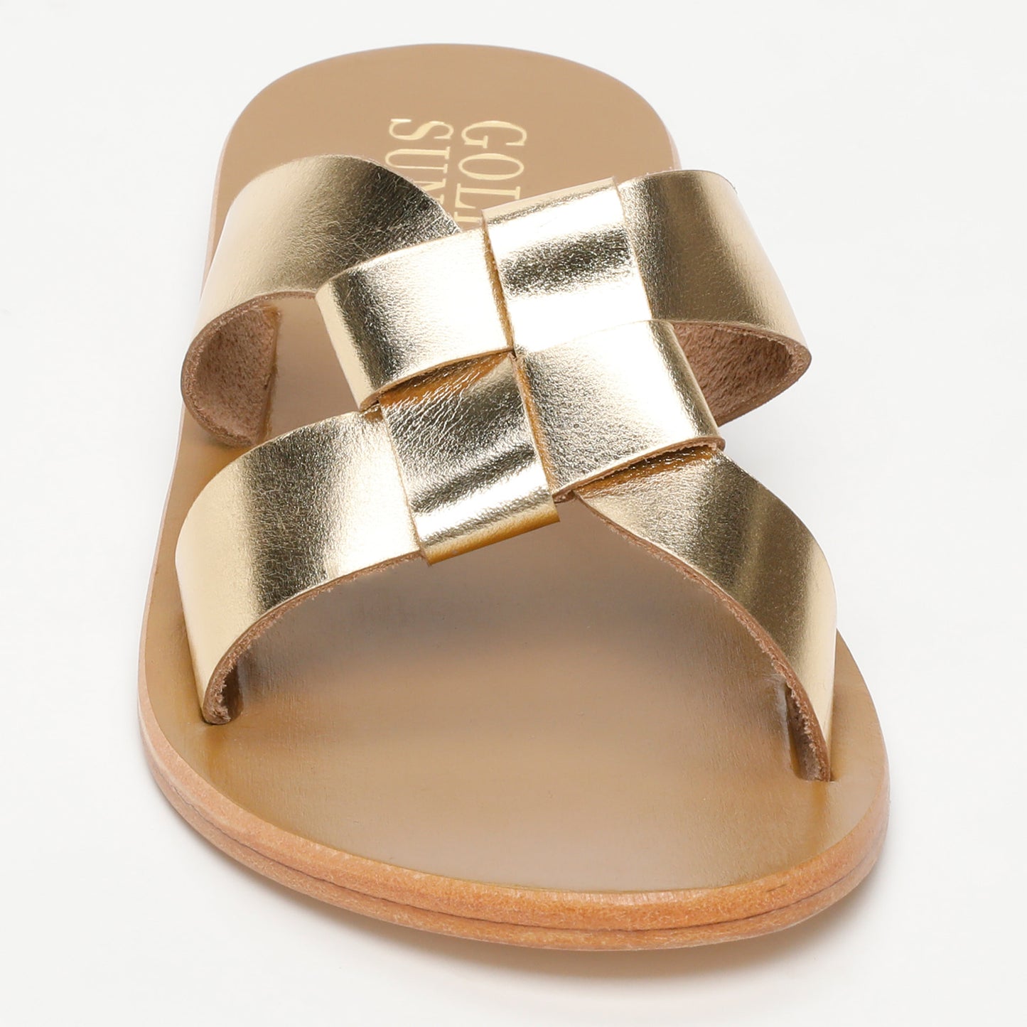 LIPIE sandales en cuir dark gold
