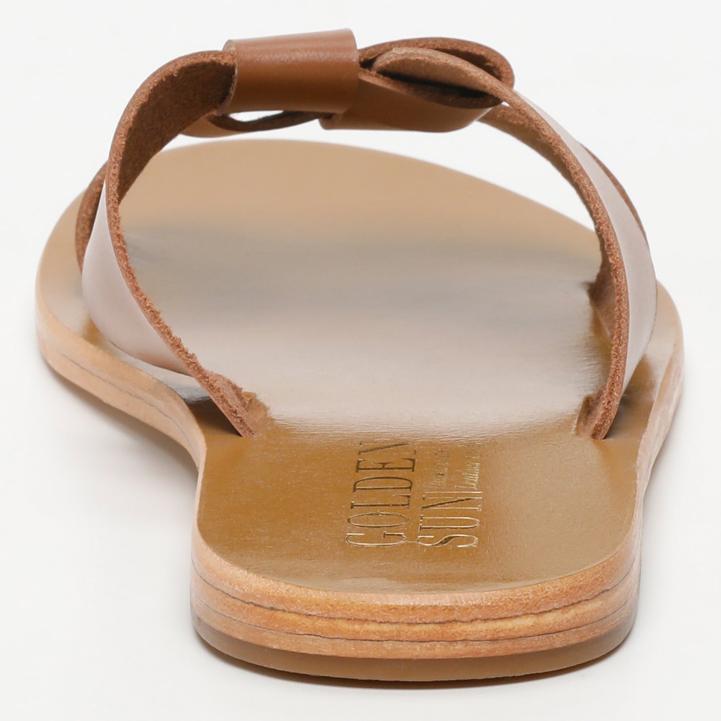 LIPIE sandales en cuir camel