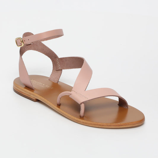 HANA sandales en cuir pink