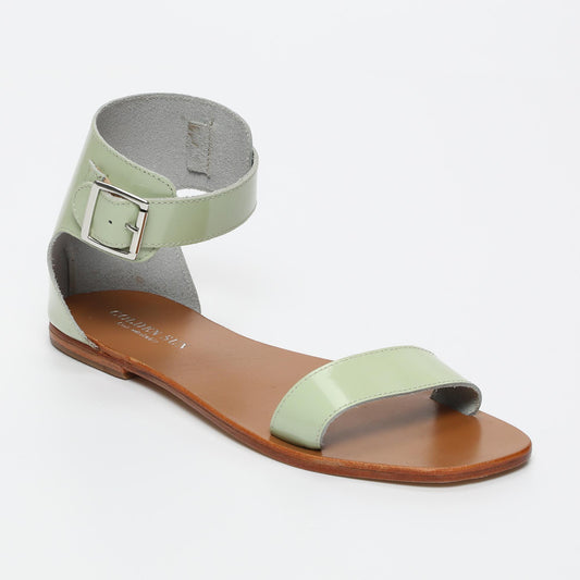 HANGAR sandales en cuir mint