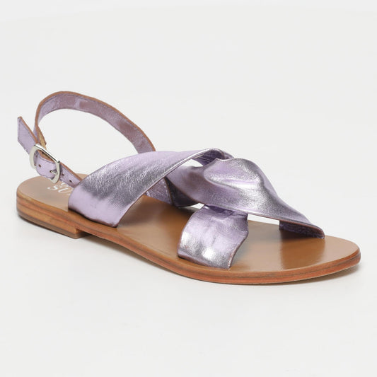 HEIMANU sandales en cuir lilac